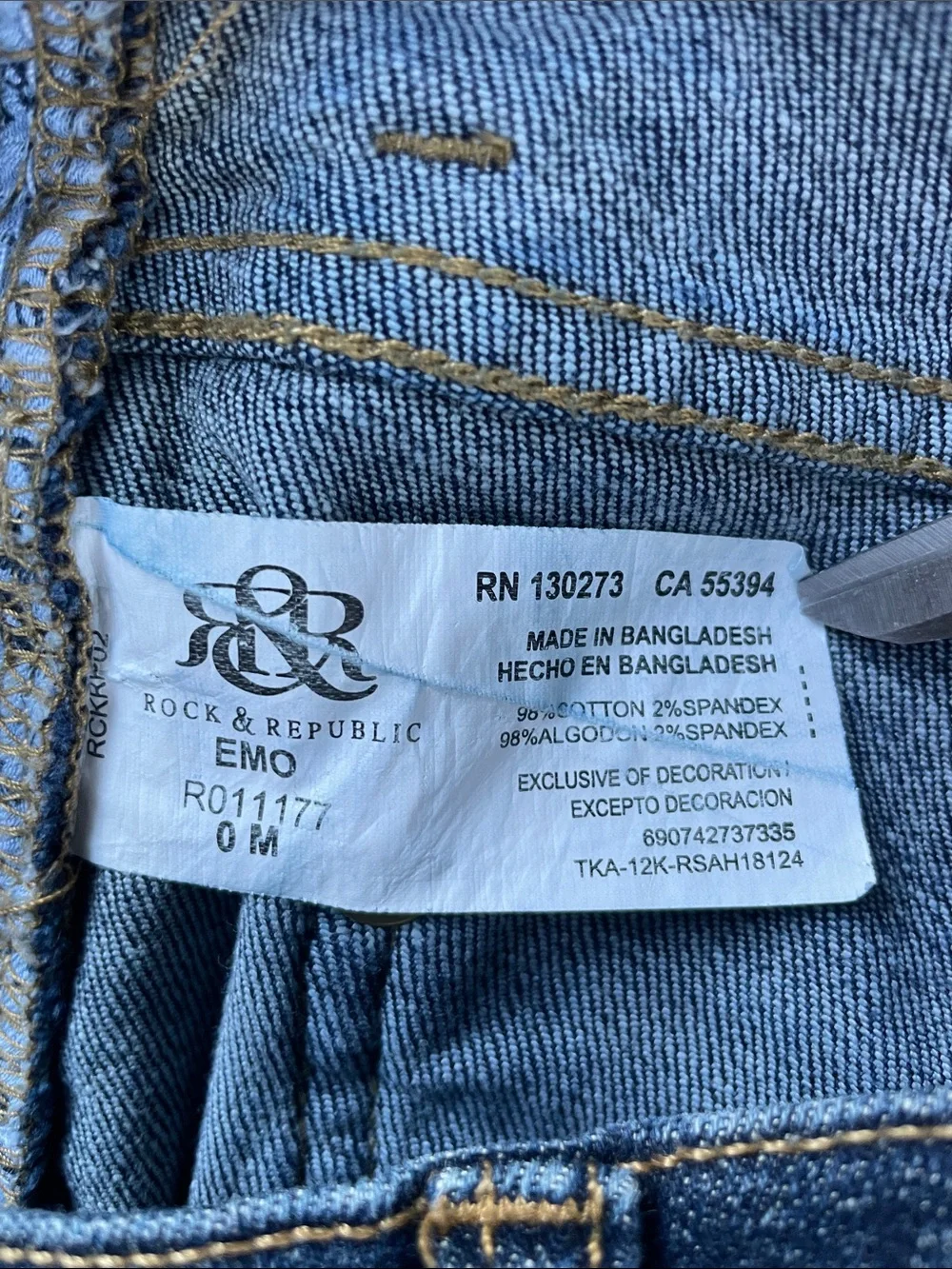 Rock & Republic Indigo Skinny Jeans